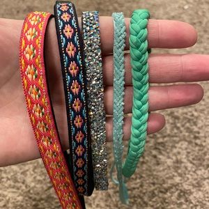 5 headbands!